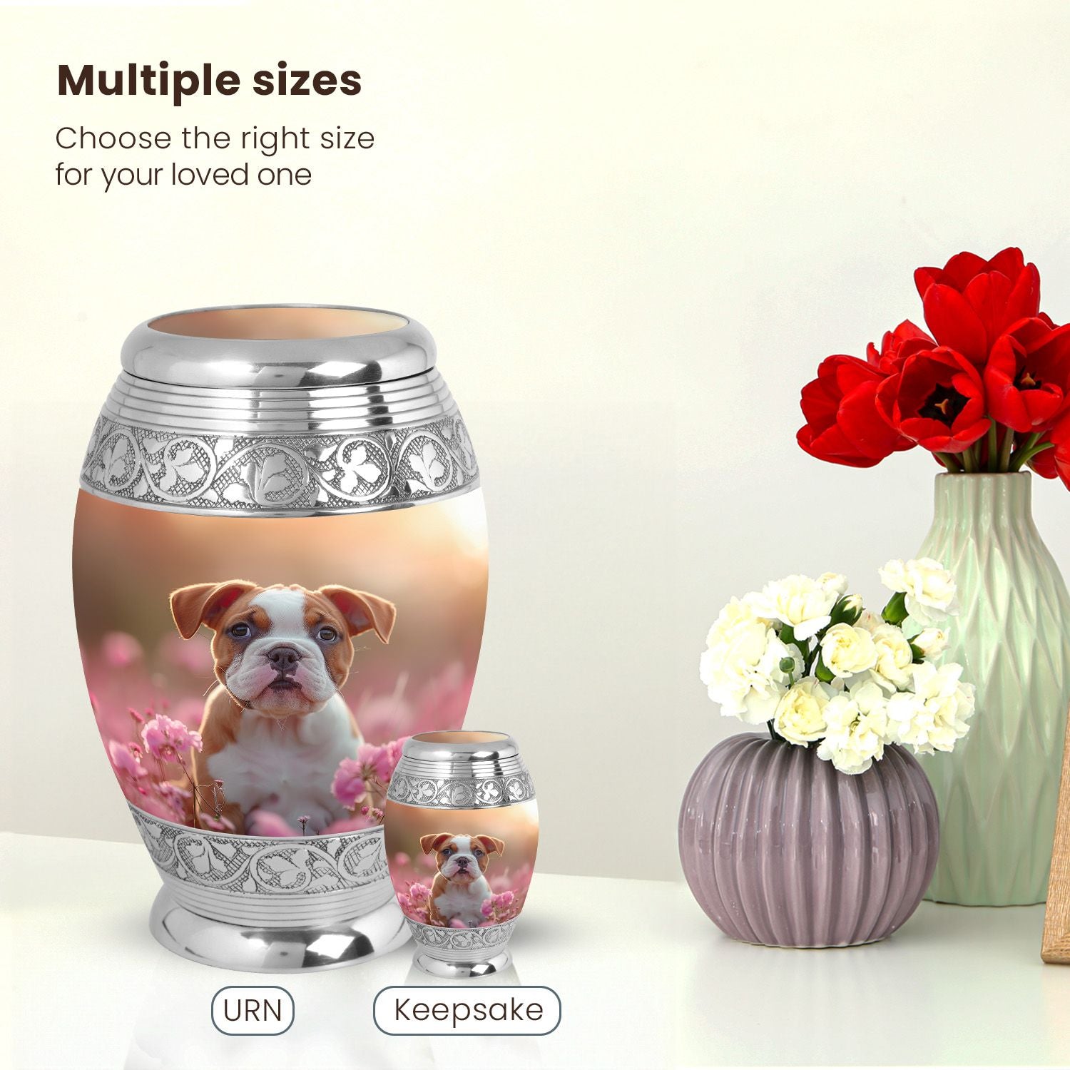Dog Large Urn 10 Inch