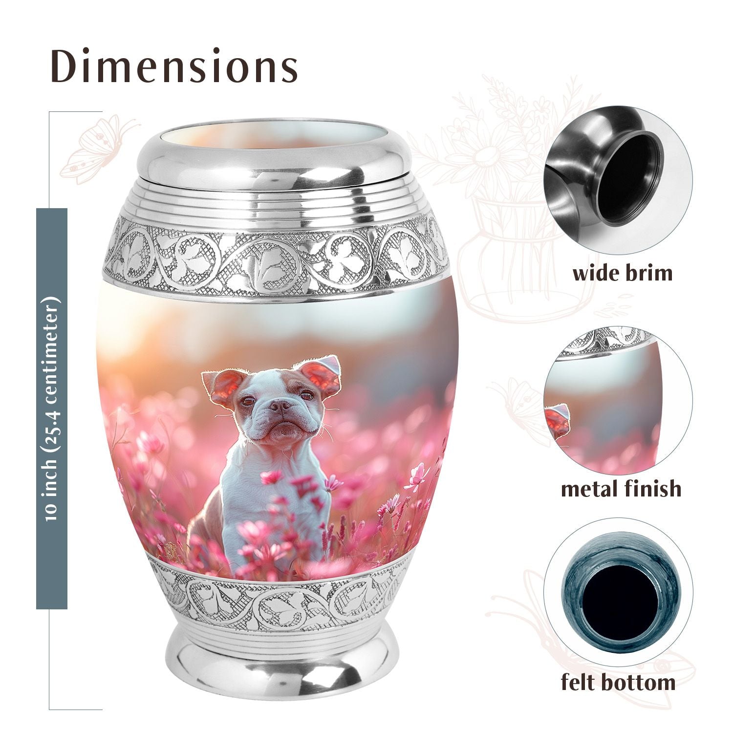 Dog Urn Medium 6 Inch
