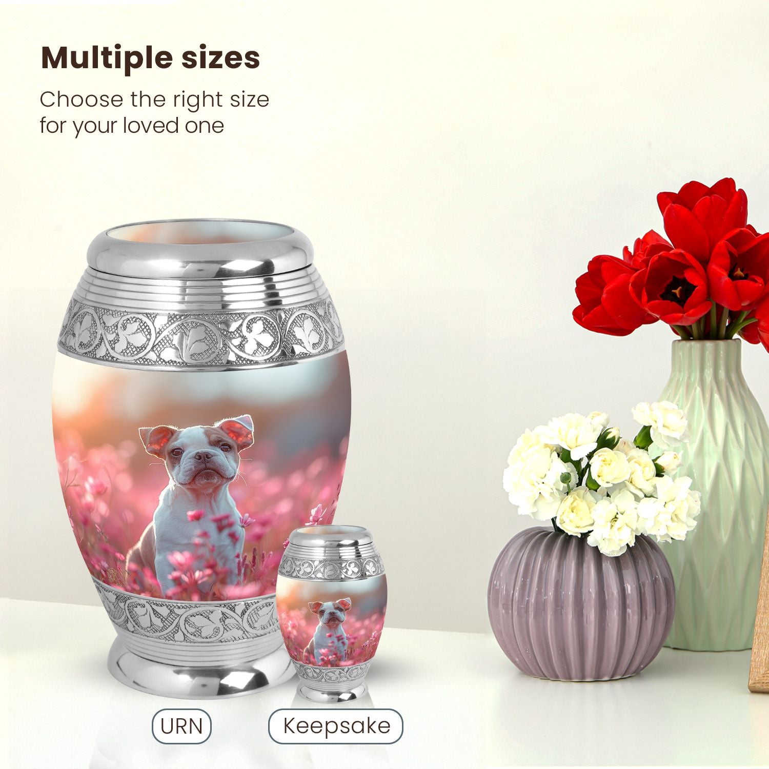 Dog Large Urn 10 Inch