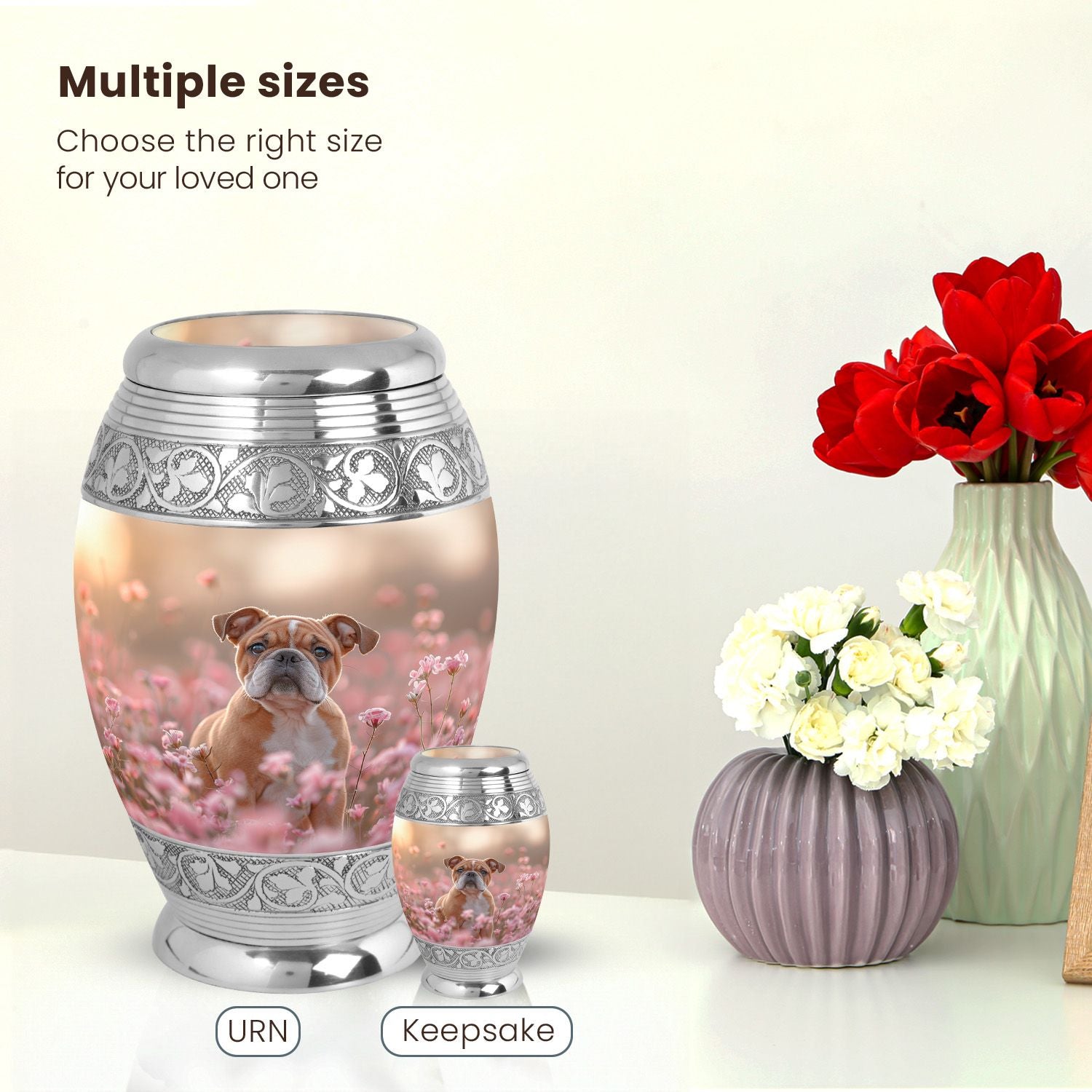 Dog Large Urn 10 Inch