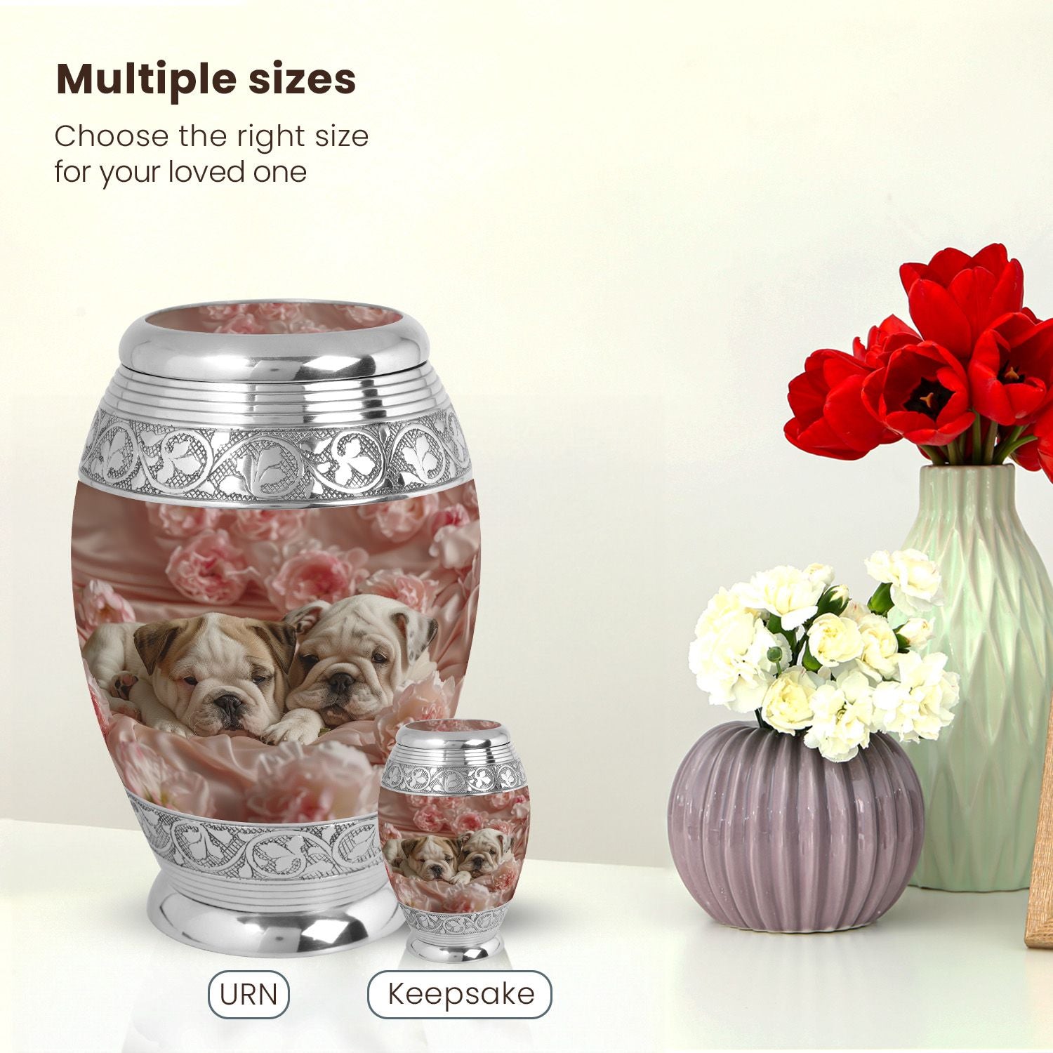 Dog Large Urn 10 Inch