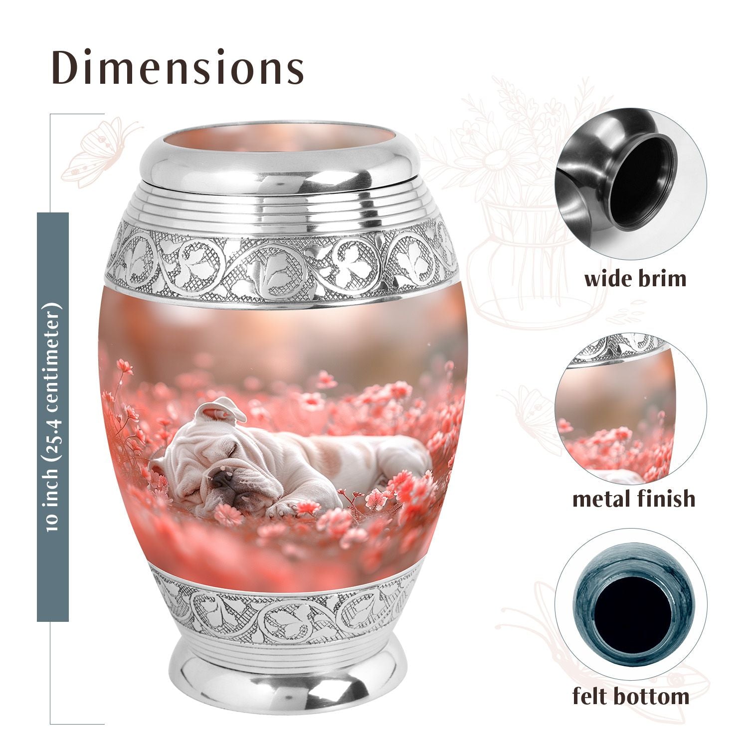 Dog Urn Medium 6 Inch