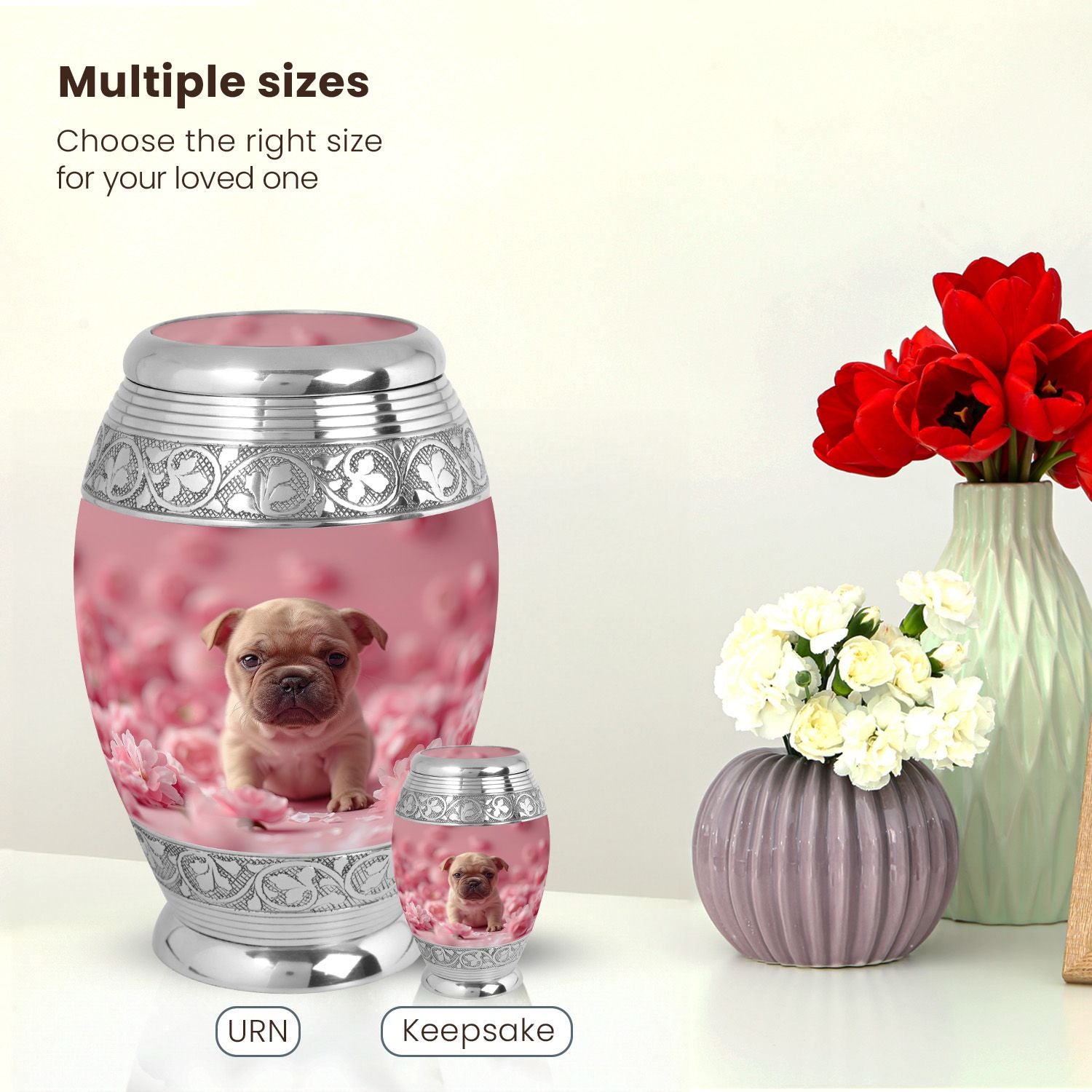 Dog Large Urn 10 Inch