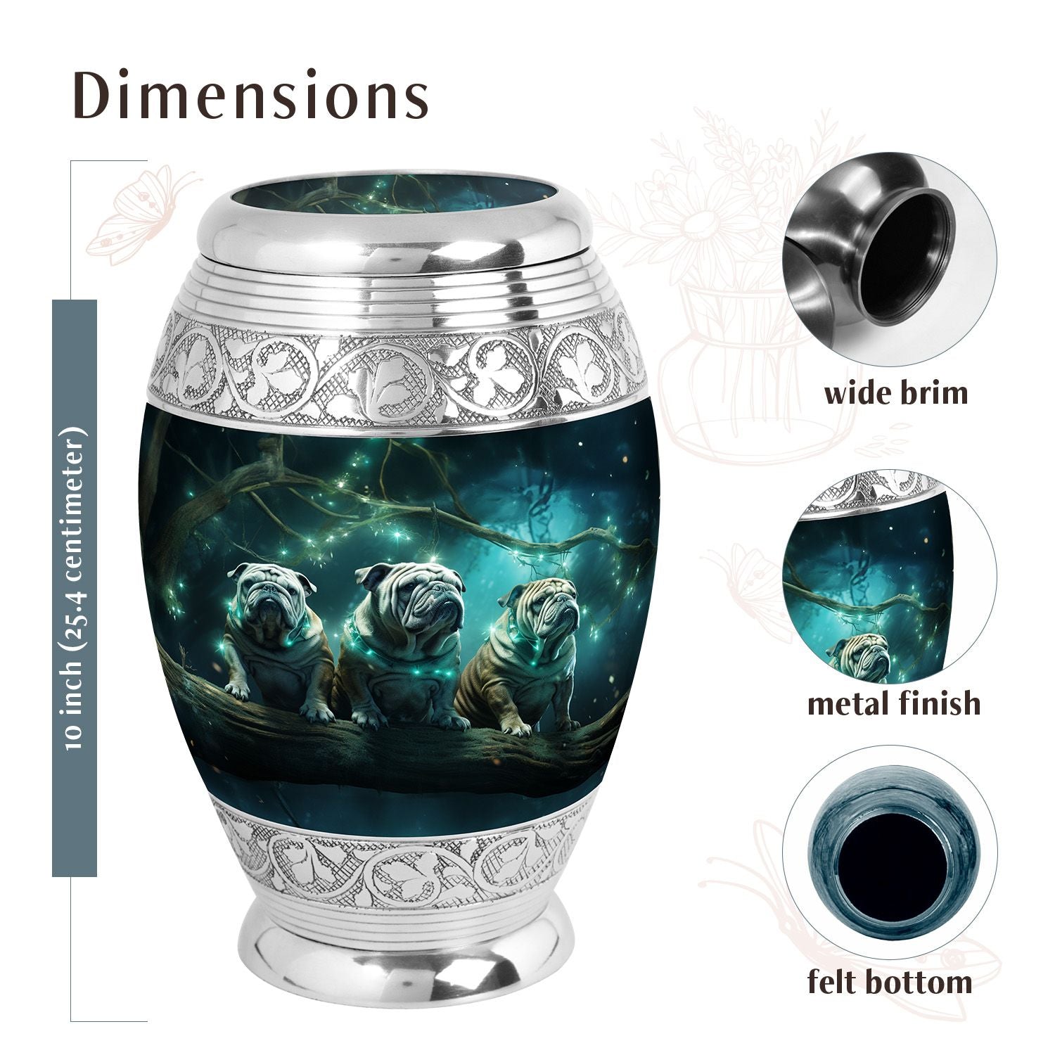 Dog Urn Medium 6 Inch