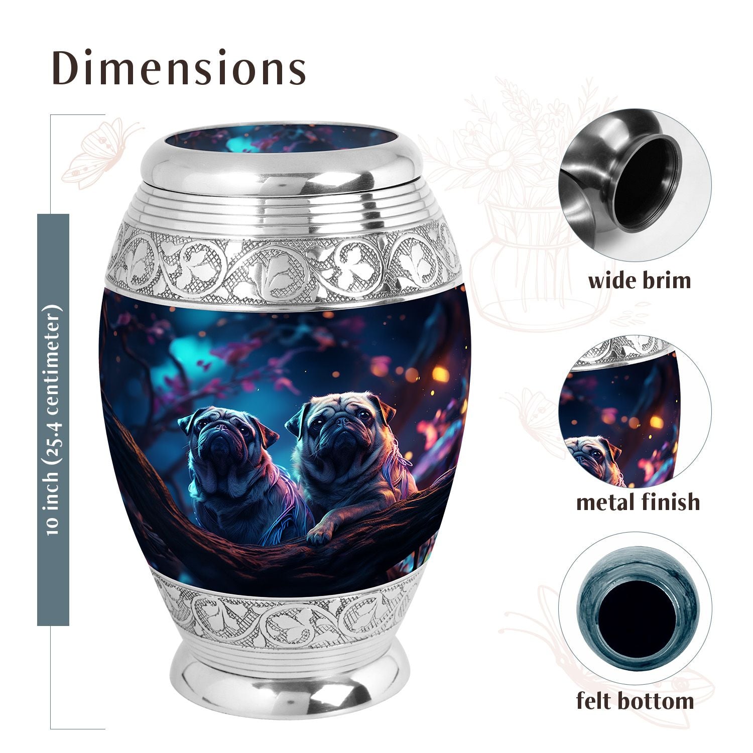 Dog Urn Medium 6 Inch