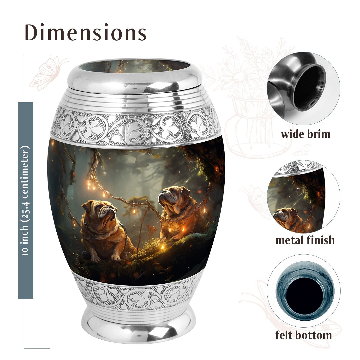 Dog Urn Medium 6 Inch