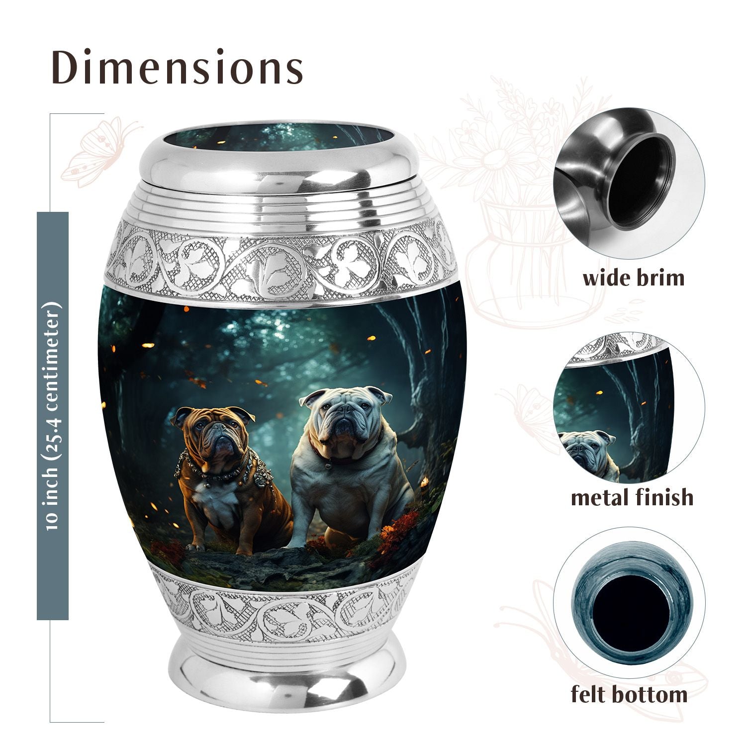 Dog Urn Medium 6 Inch