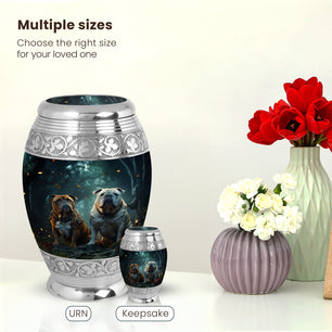 Dog Large Urn 10 Inch
