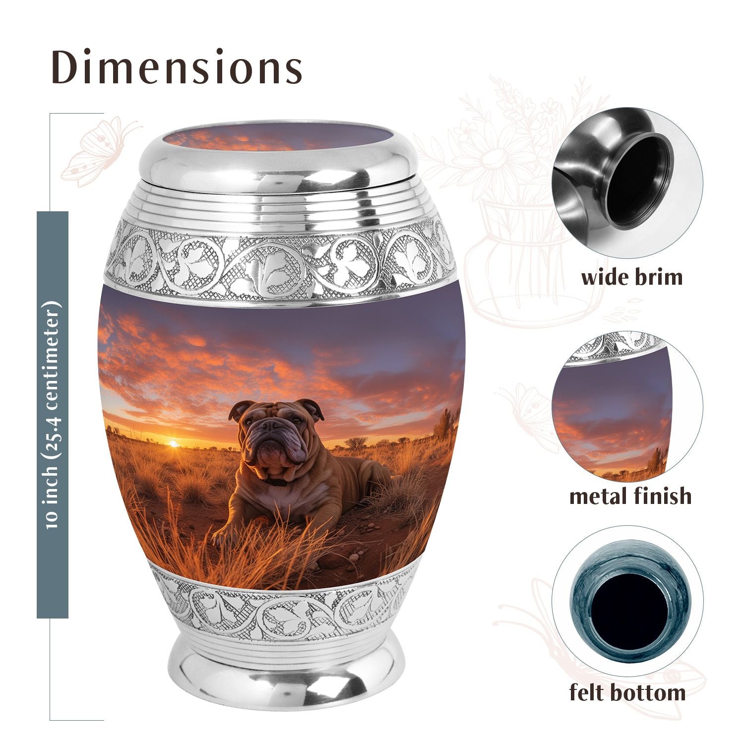 Dog Urn Medium 6 Inch