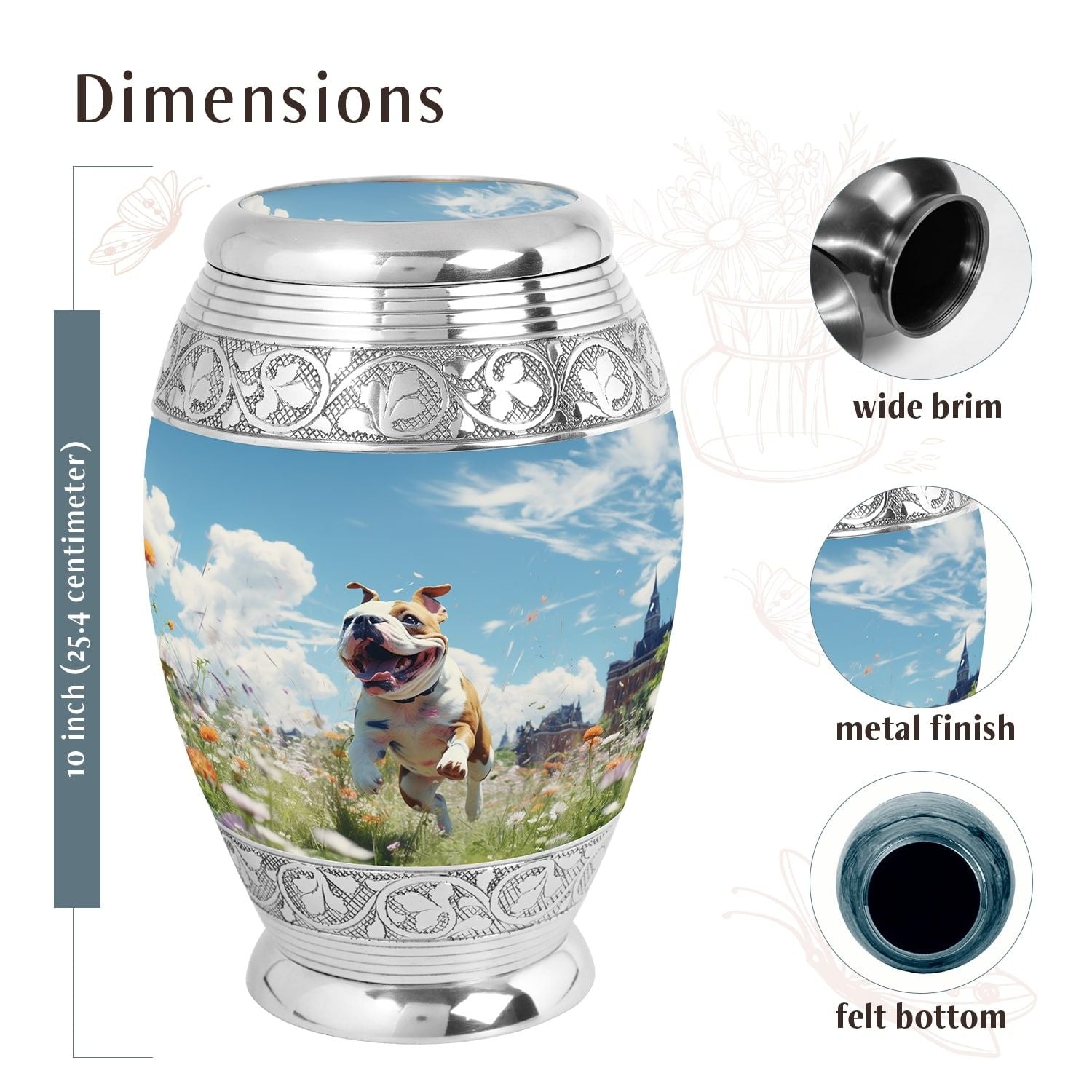Dog Urn Medium 6 Inch