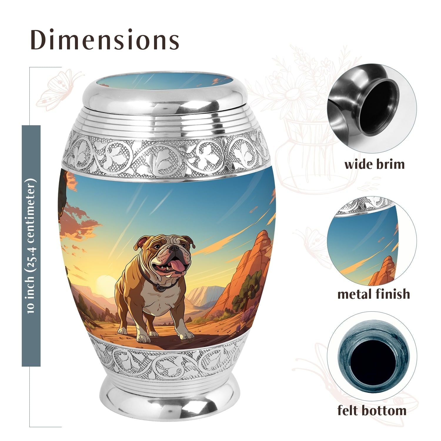 Dog Urn Medium 6 Inch