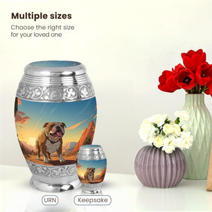 Dog Large Urn 10 Inch