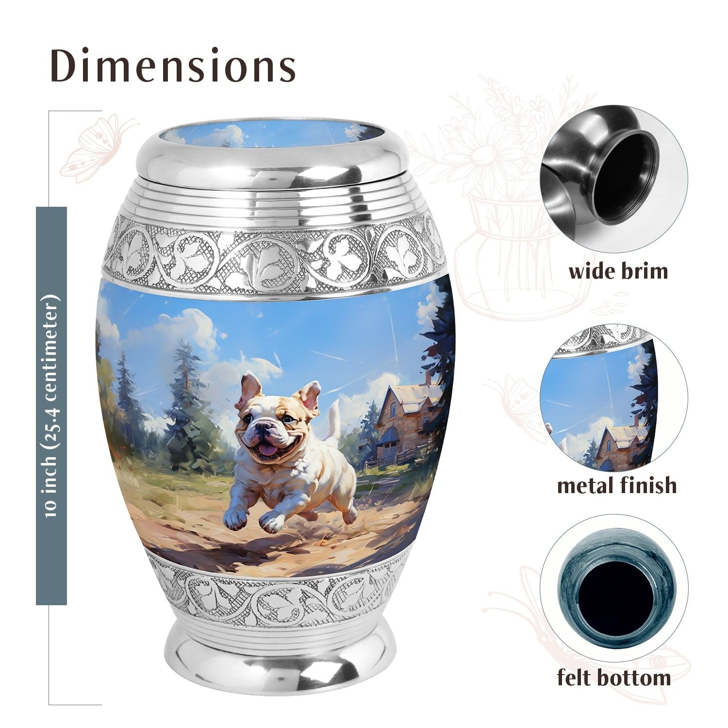 Dog Urn Medium 6 Inch
