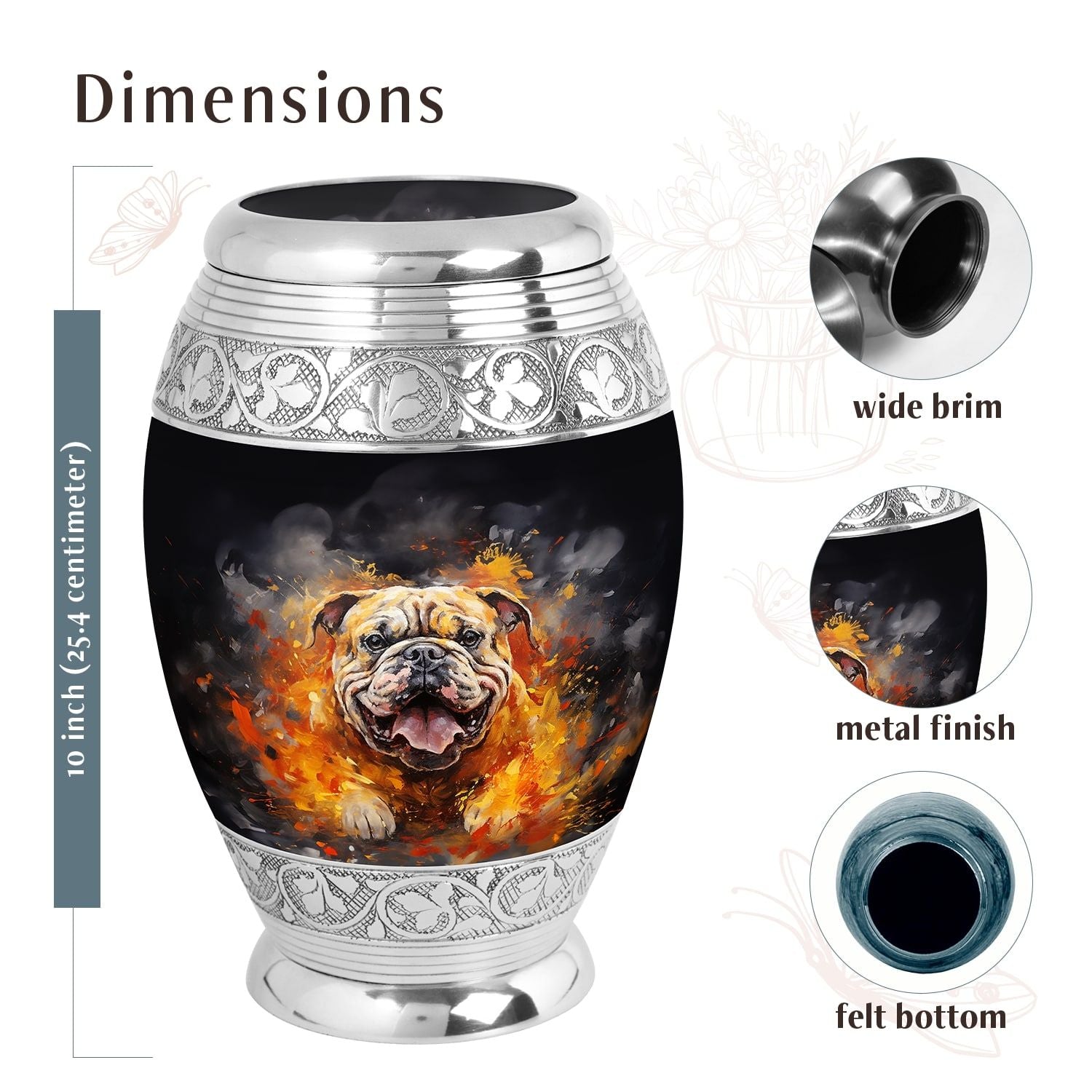 Dog Urn Medium 6 Inch