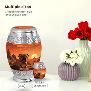 Dog Large Urn 10 Inch