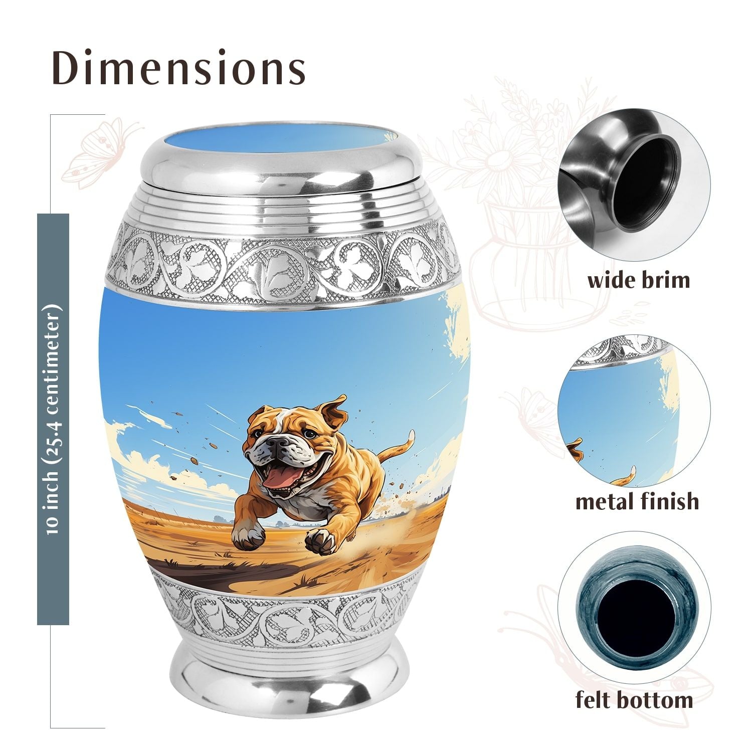 Dog Urn Medium 6 Inch