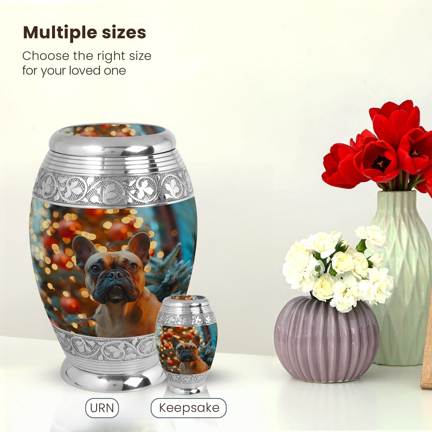 Dog Large Urn 10 Inch