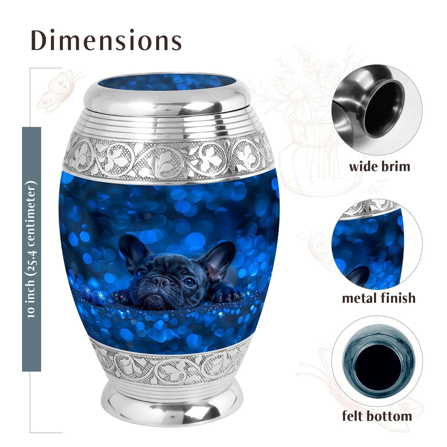 Dog Urn Medium 6 Inch