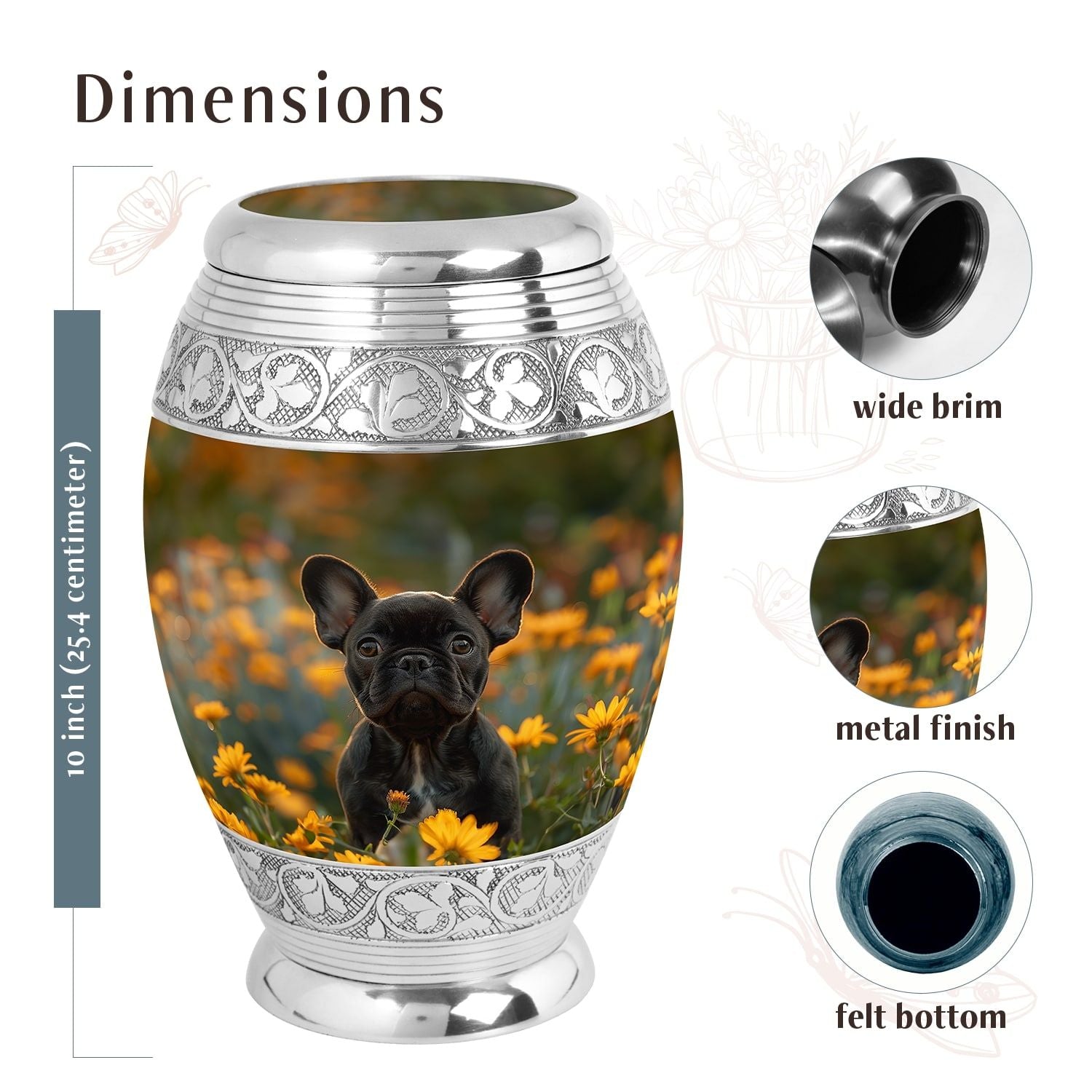 Dog Urn Medium 6 Inch