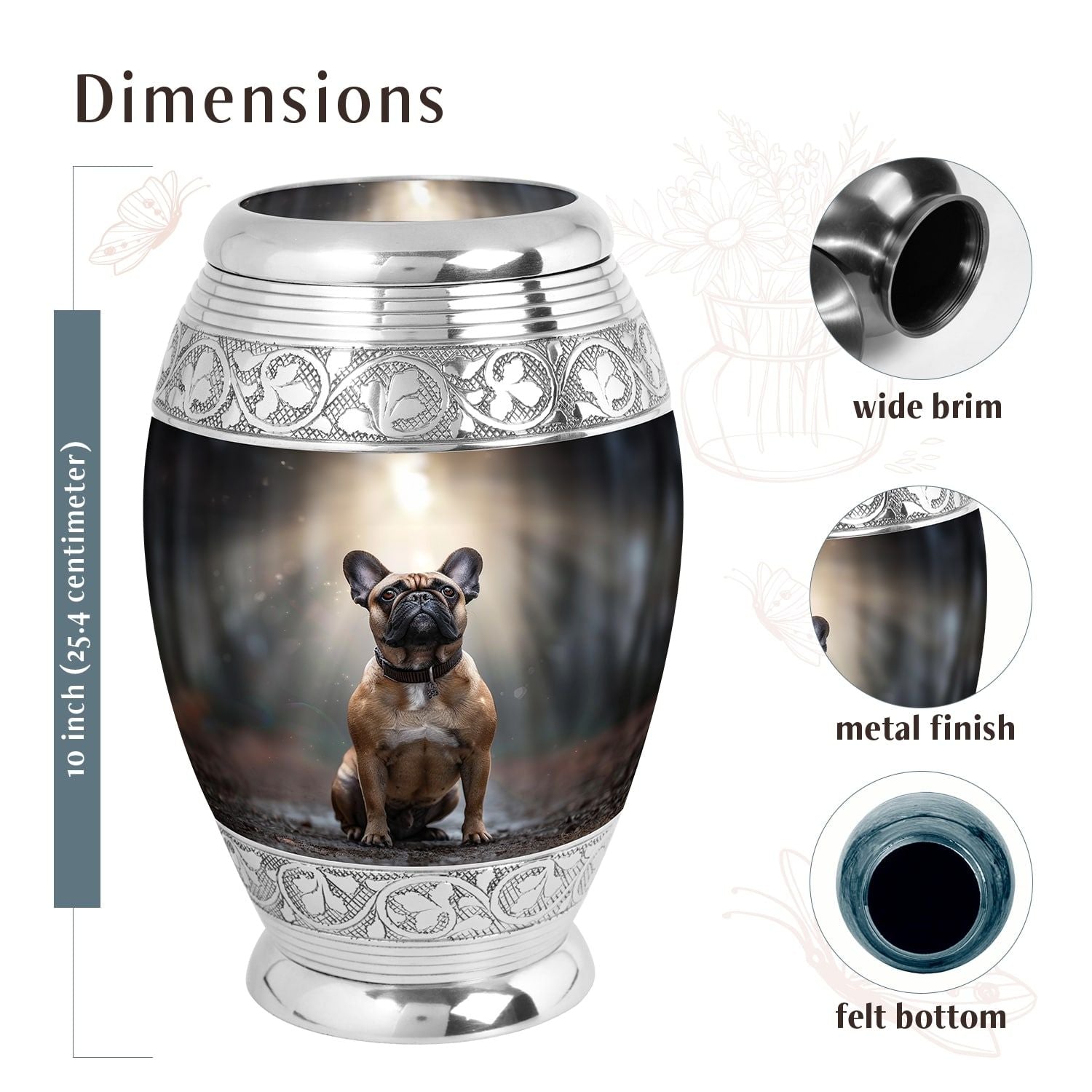 Dog Urn Medium 6 Inch
