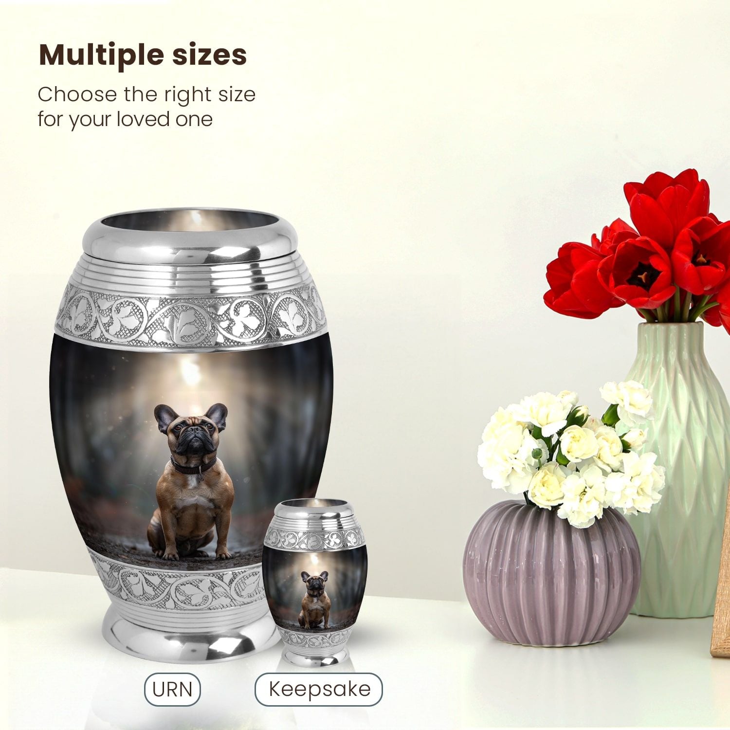 Dog Large Urn 10 Inch