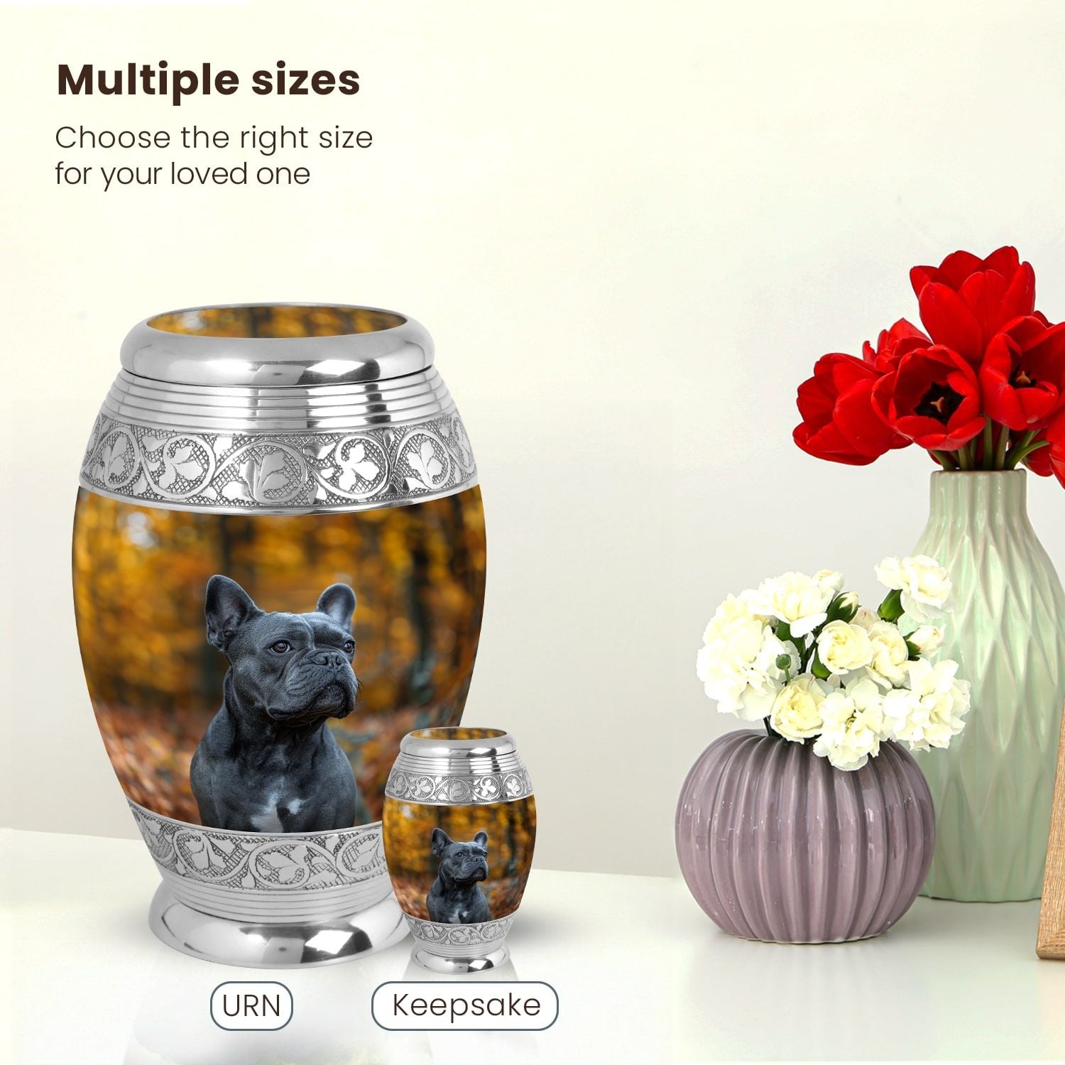 Dog Large Urn 10 Inch
