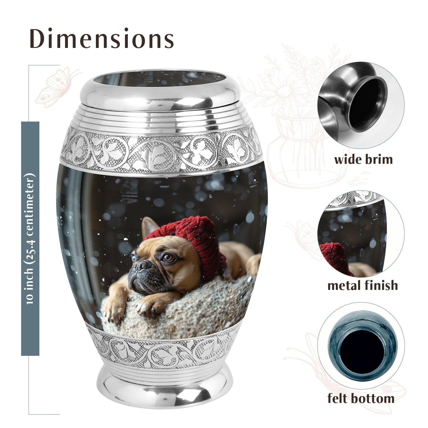 Dog Urn Medium 6 Inch