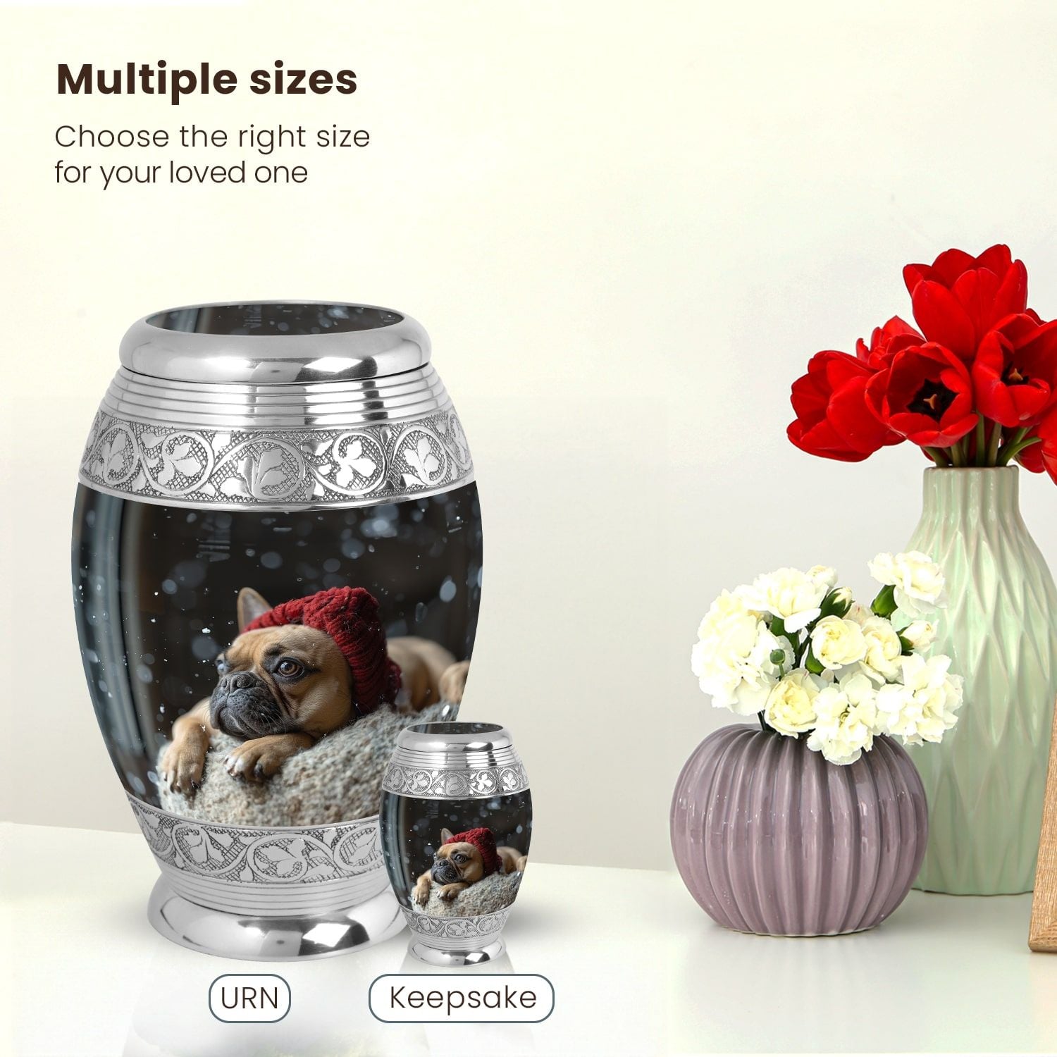 Dog Large Urn 10 Inch