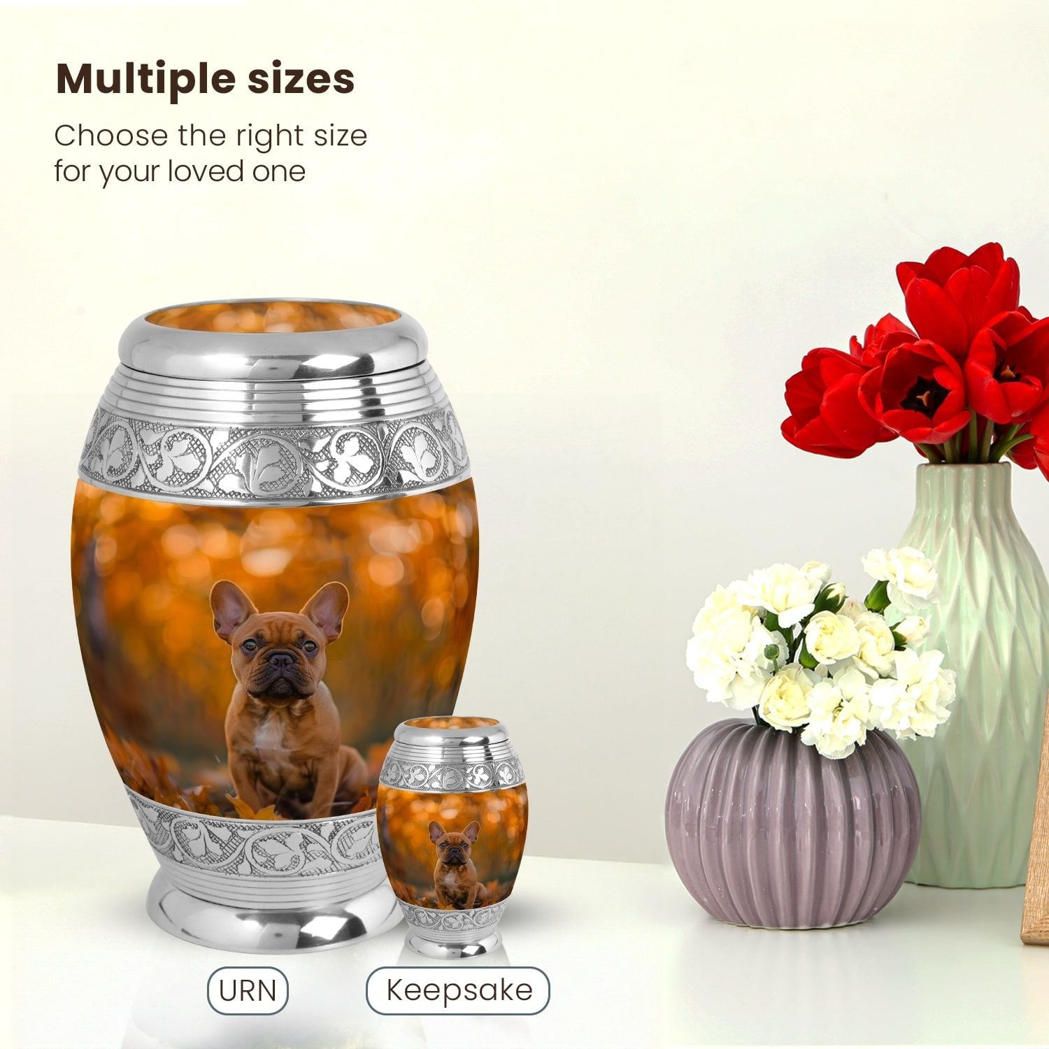 Dog Large Urn 10 Inch