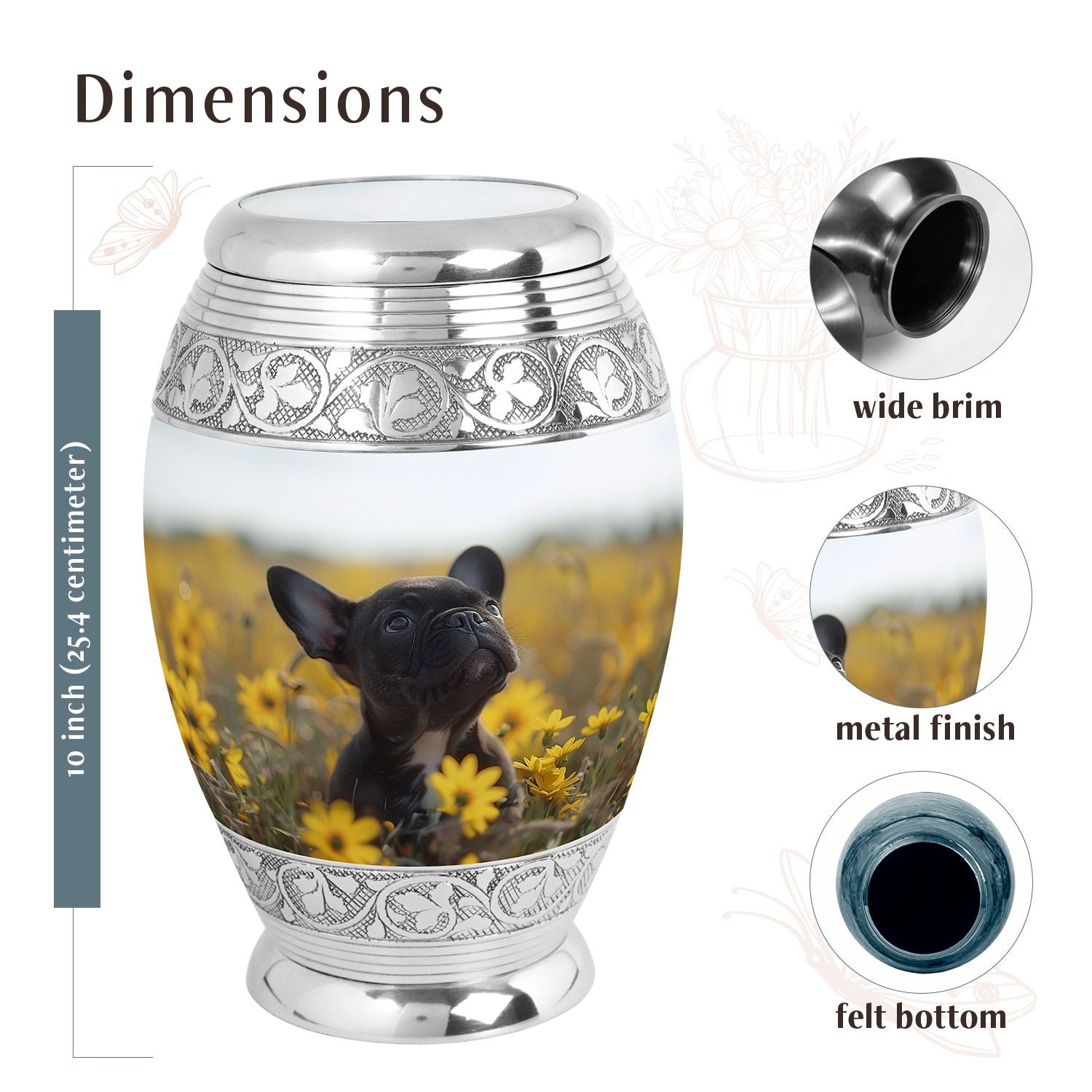 Dog Urn Medium 6 Inch