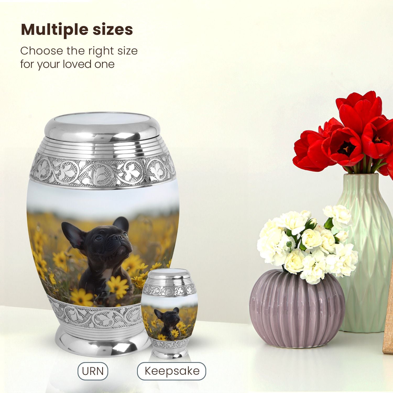 Dog Large Urn 10 Inch