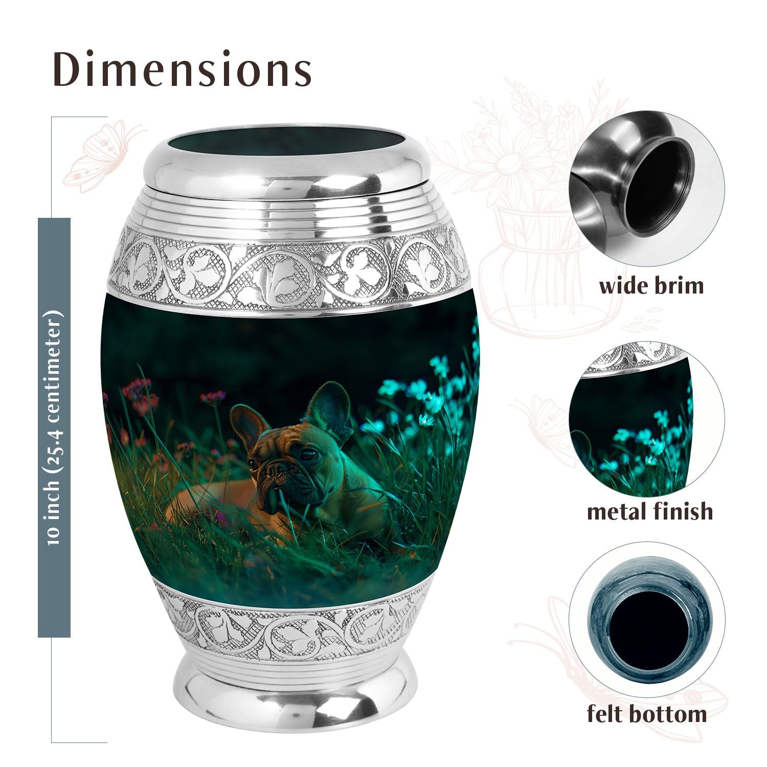 Dog Urn Medium 6 Inch