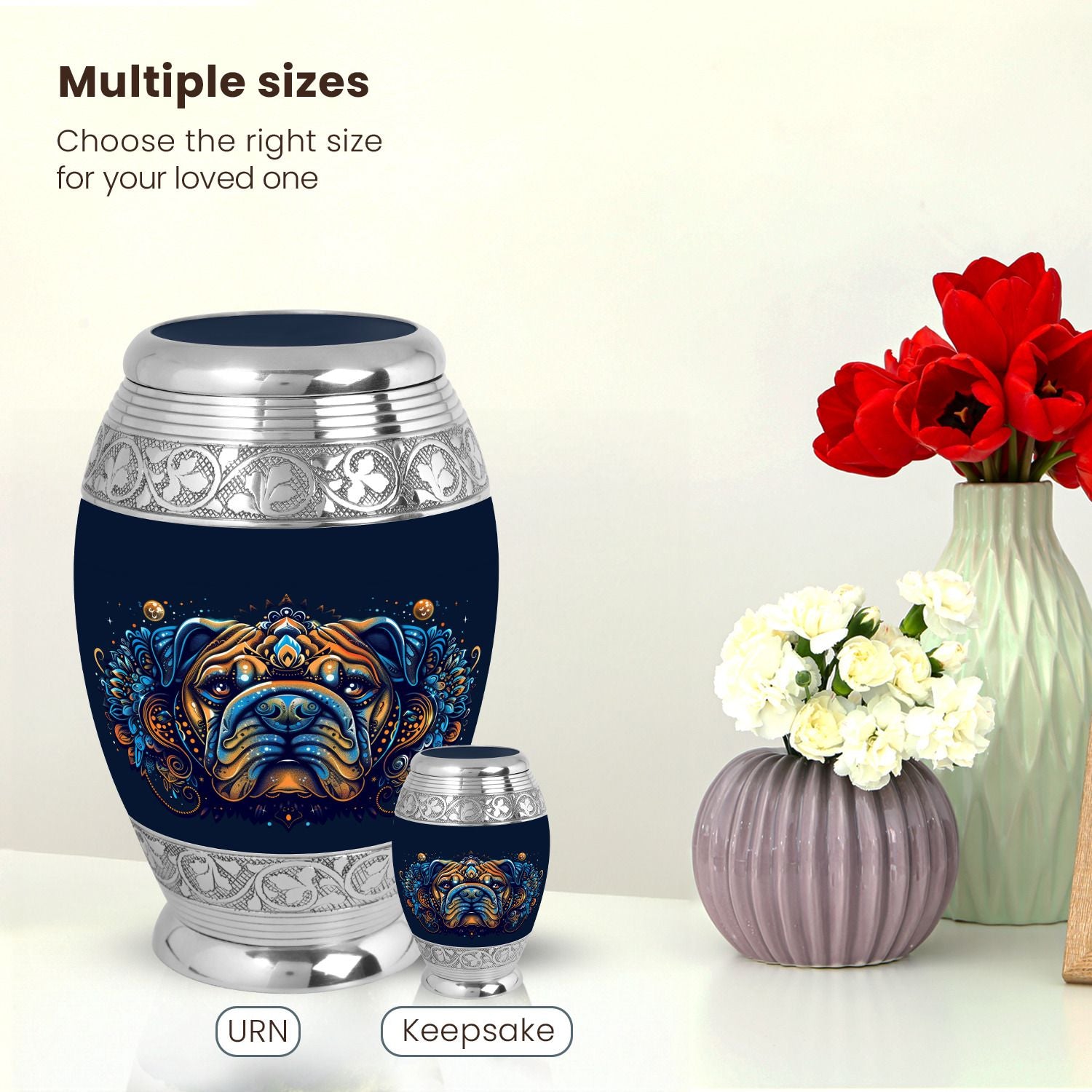 Dog Large Urn 10 Inch