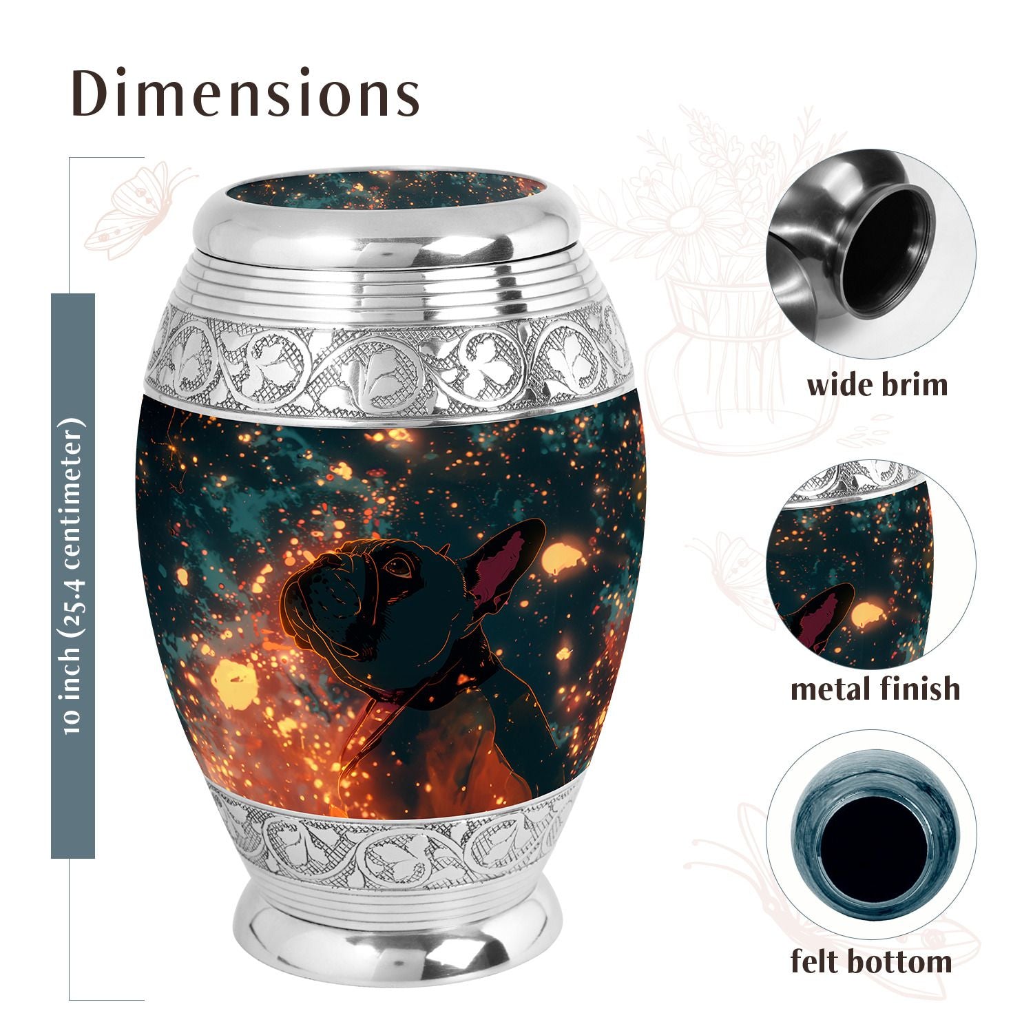 Dog Urn Medium 6 Inch