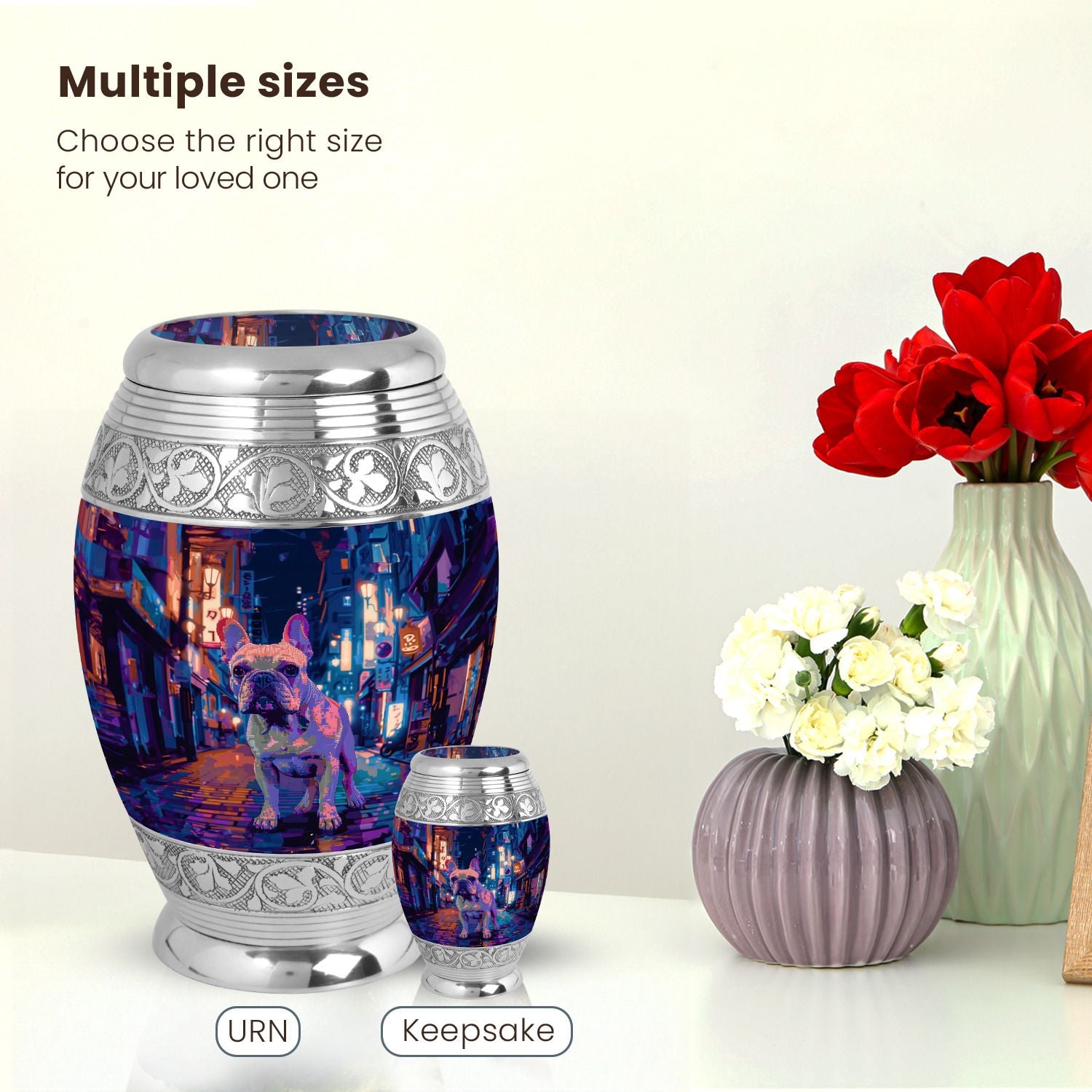 Dog Large Urn 10 Inch