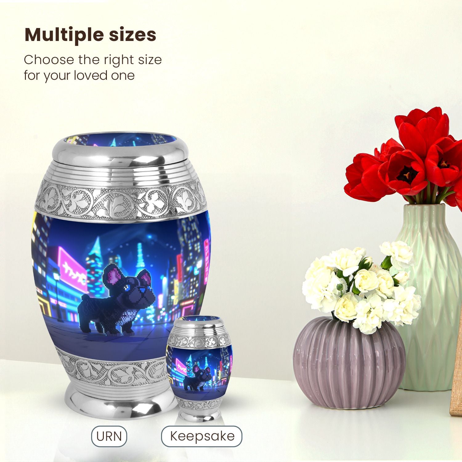Dog Large Urn 10 Inch