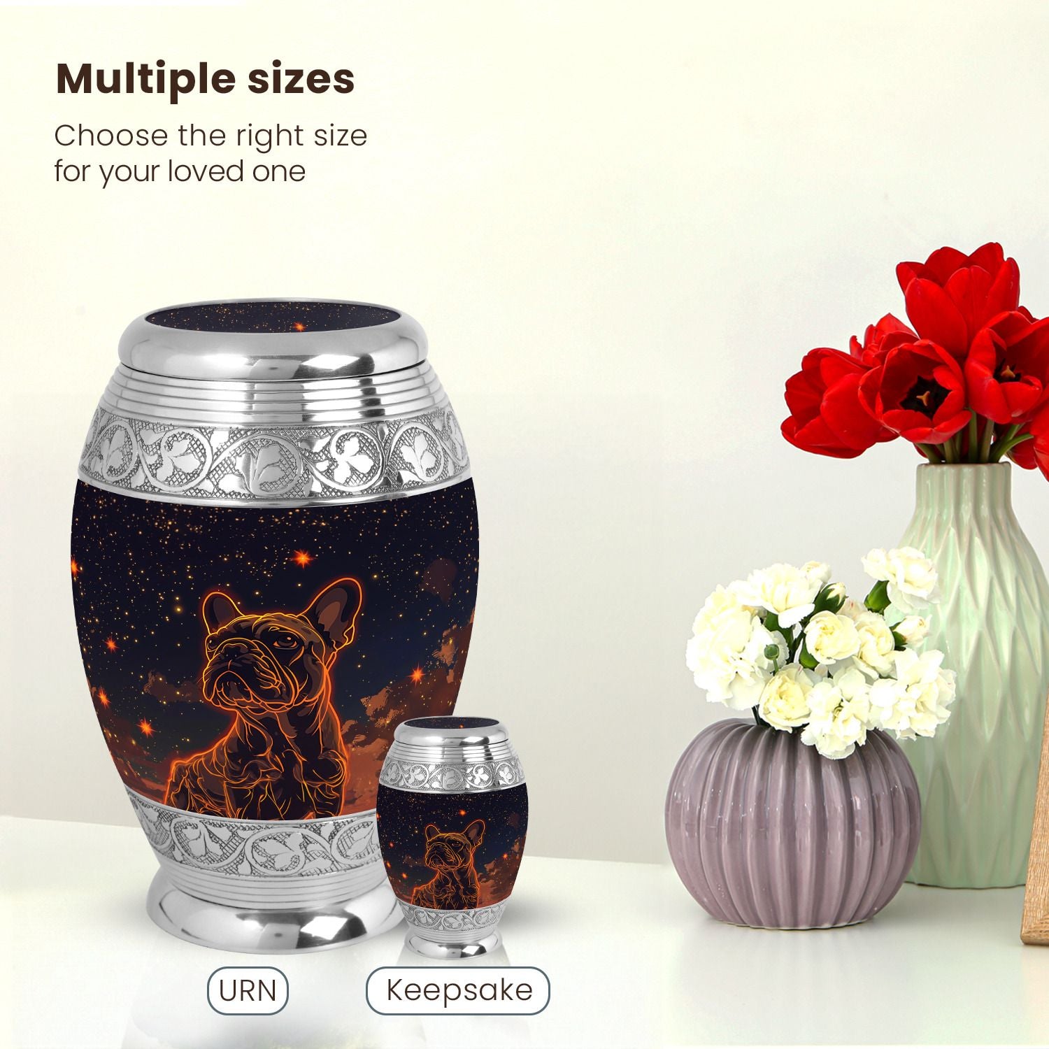 Dog Large Urn 10 Inch