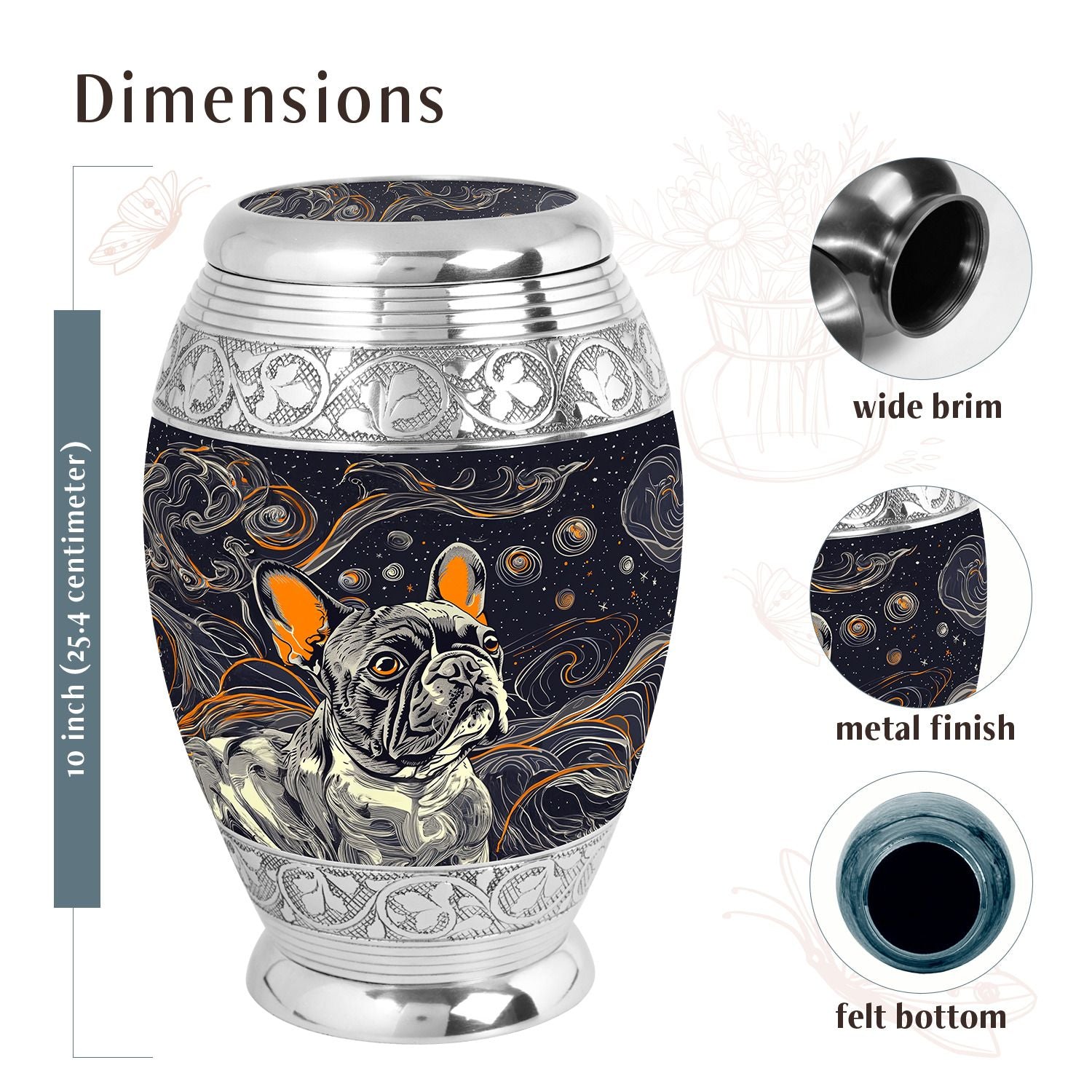 Dog Urn Medium 6 Inch