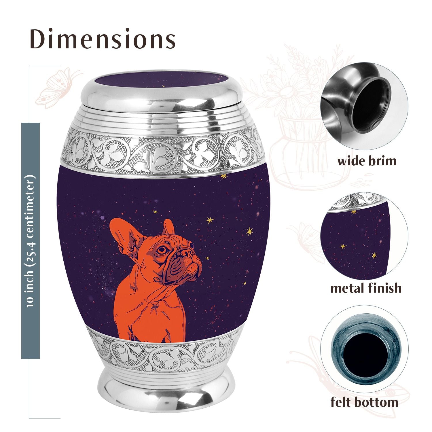 Dog Urn Medium 6 Inch