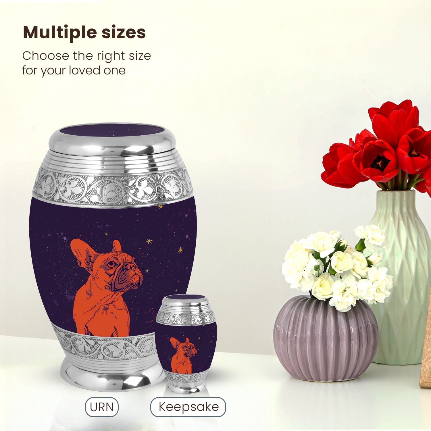 Dog Large Urn 10 Inch