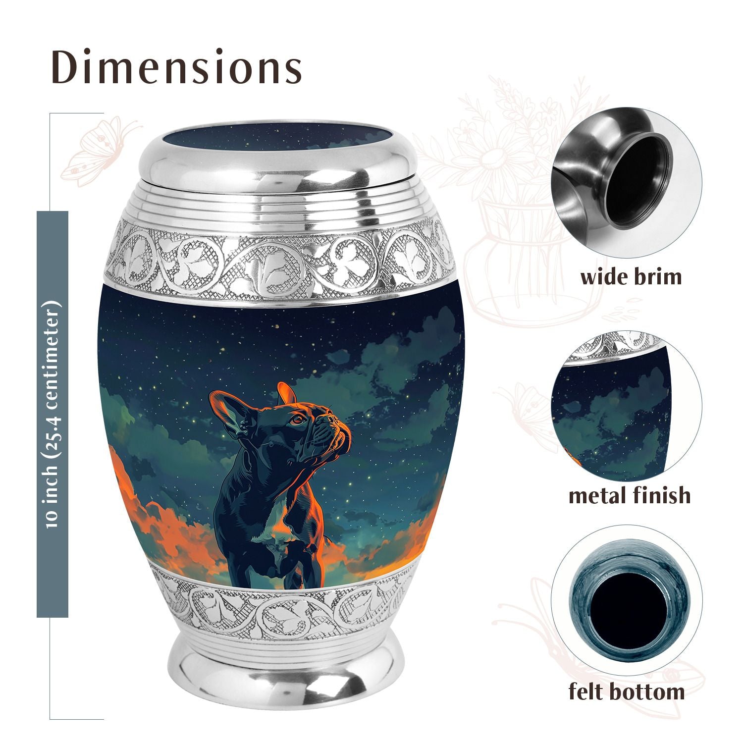 Dog Urn Medium 6 Inch