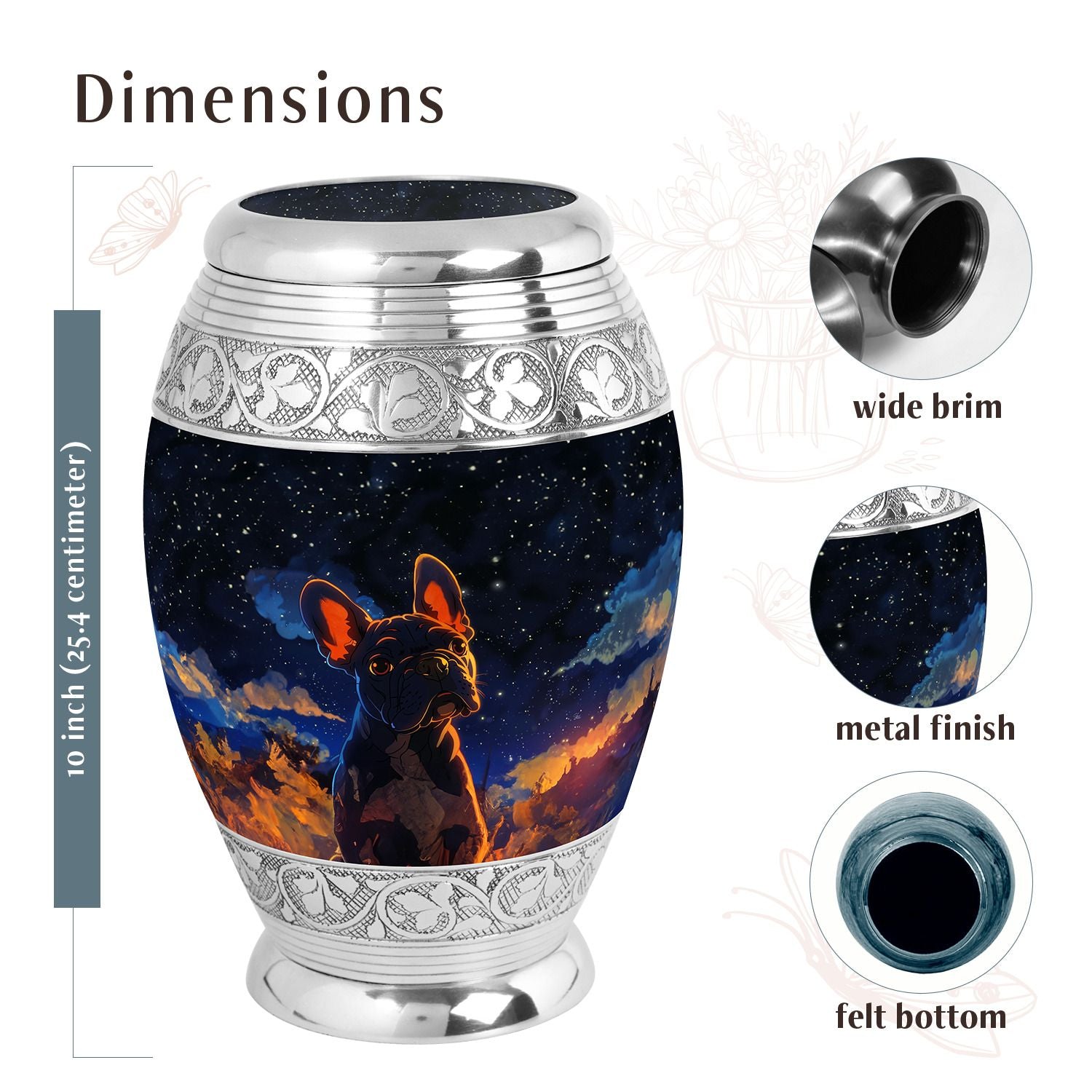 Dog Urn Medium 6 Inch