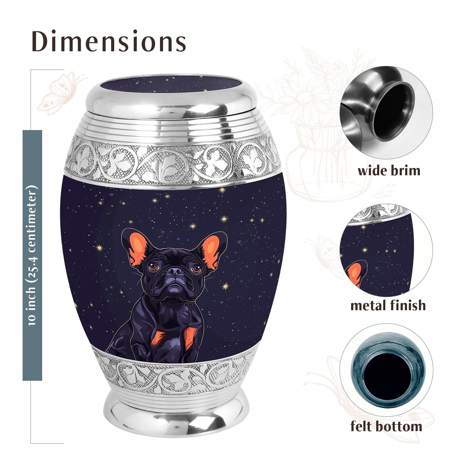 Dog Urn Medium 6 Inch