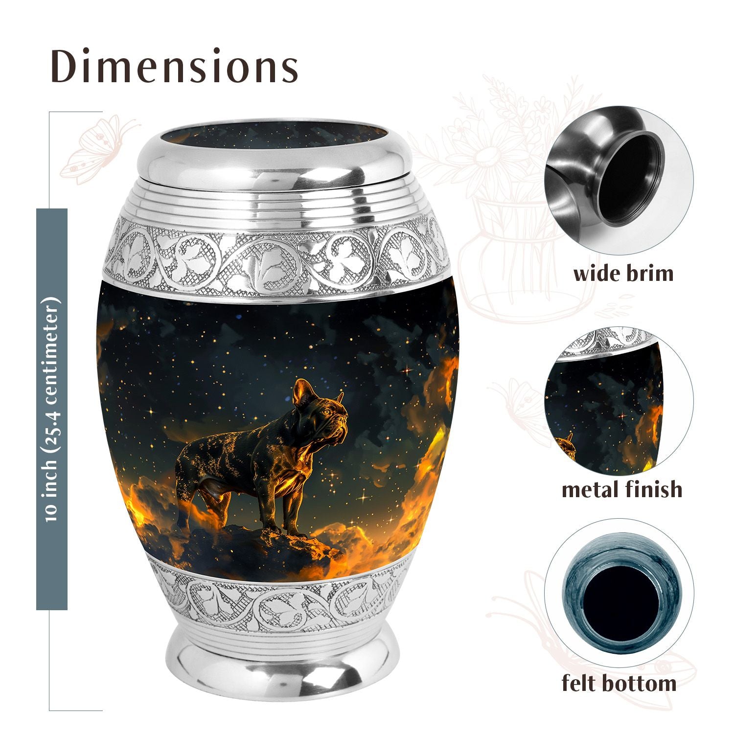 Dog Urn Medium 6 Inch