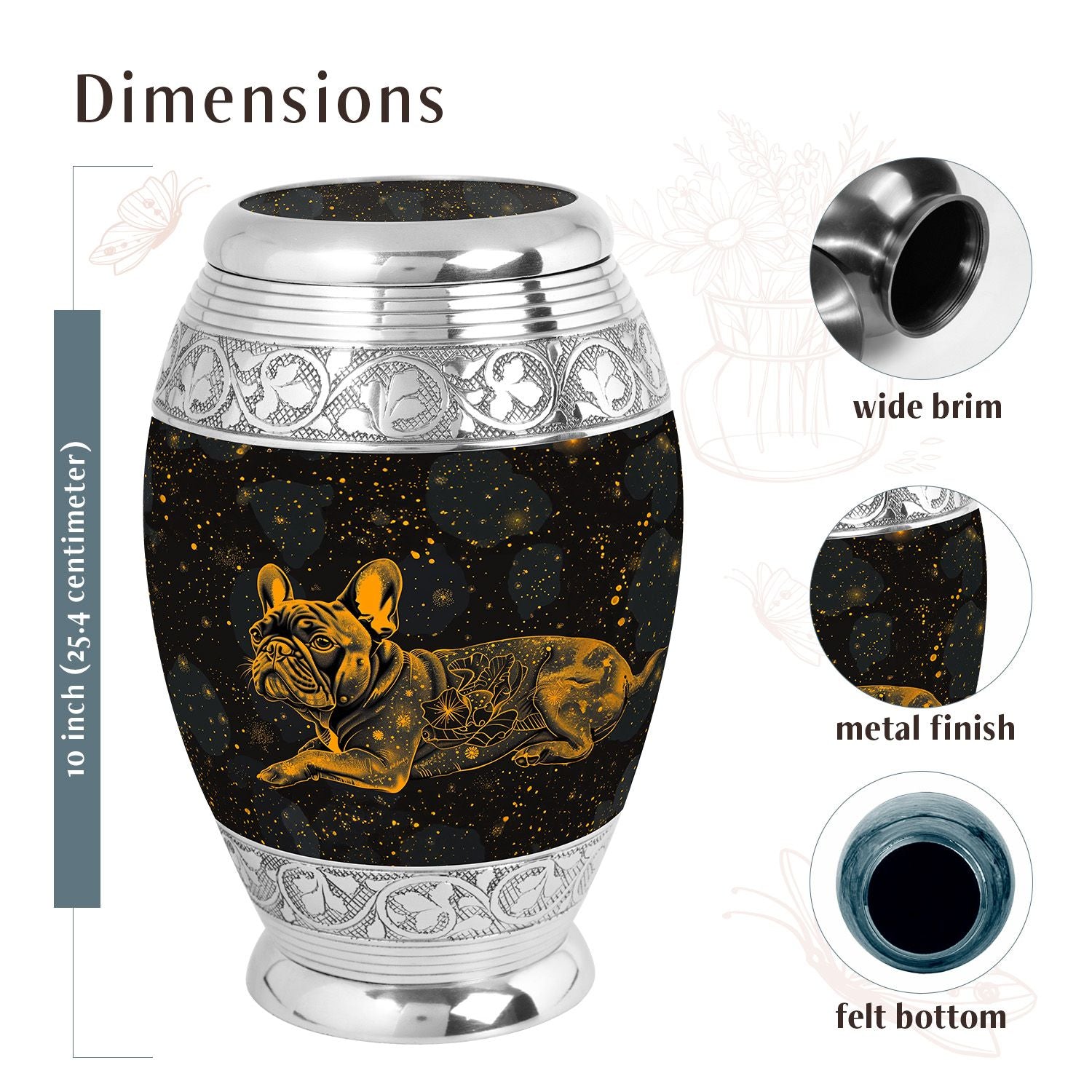 Dog Urn Medium 6 Inch