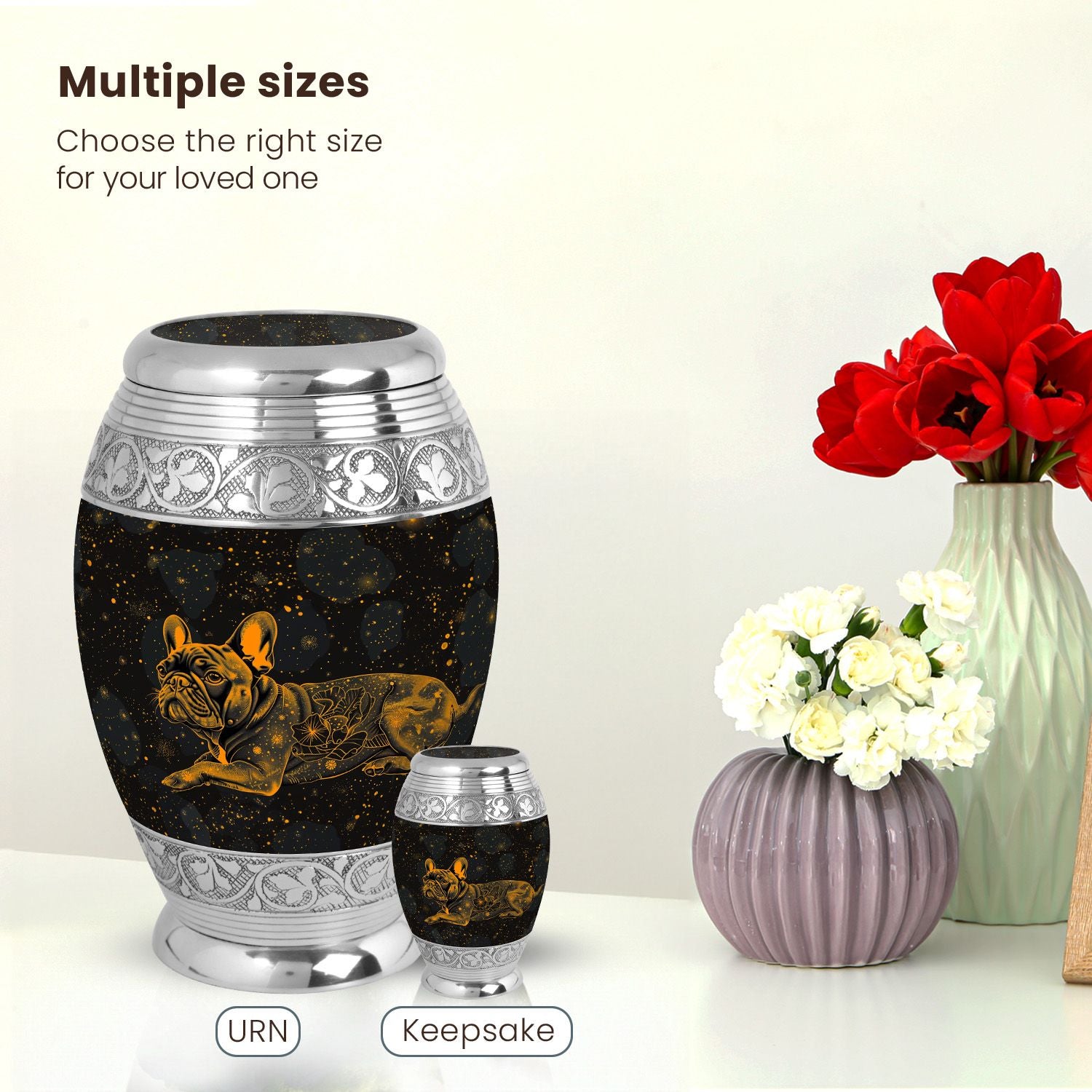 Dog Large Urn 10 Inch