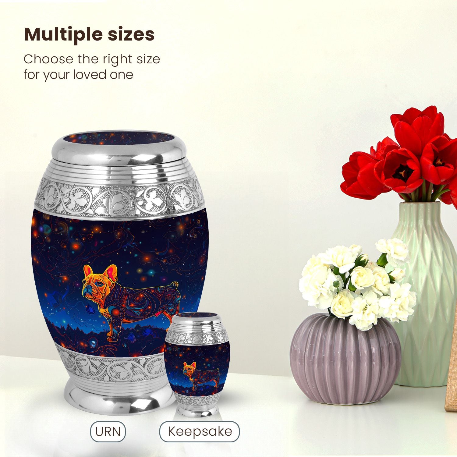 Dog Large Urn 10 Inch