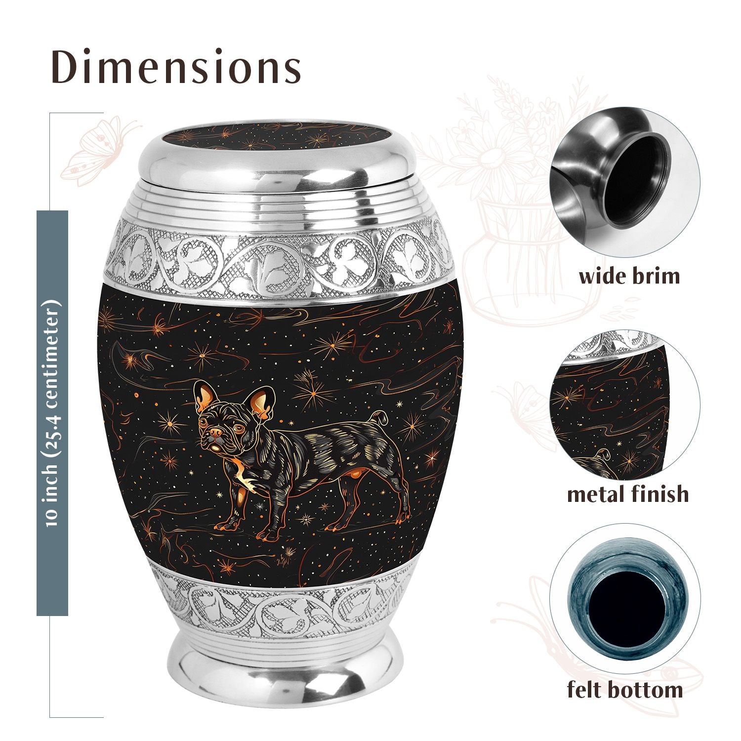 Dog Urn Medium 6 Inch