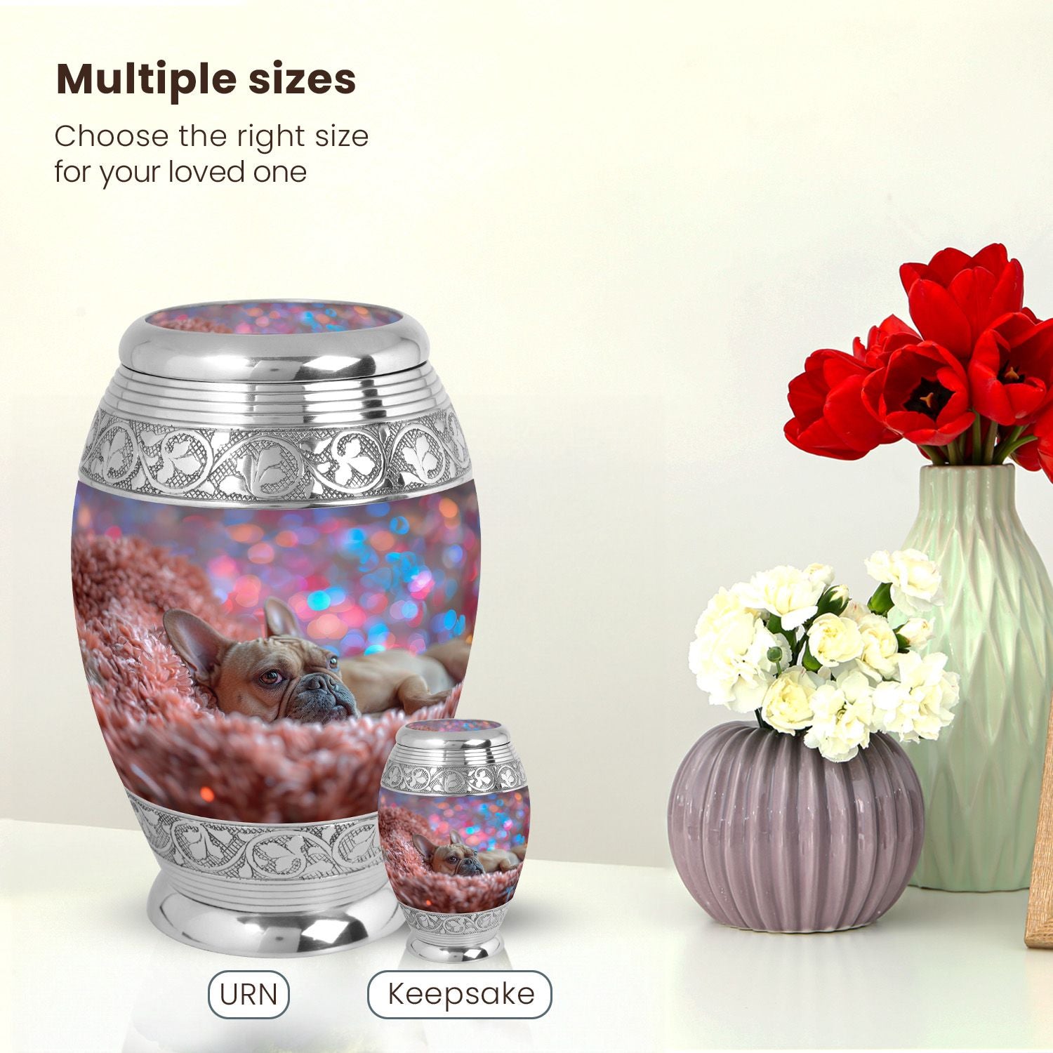 Dog Large Urn 10 Inch