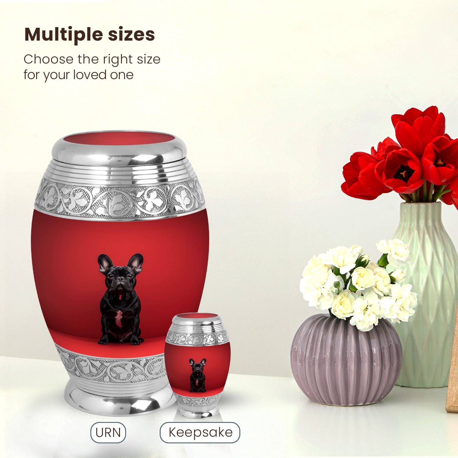 Dog Large Urn 10 Inch